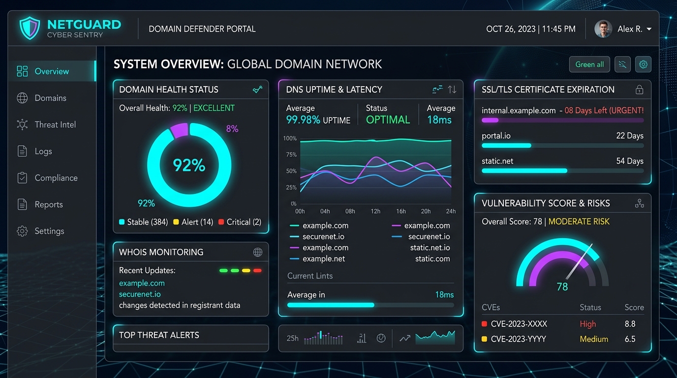 Domain Tracker Platform